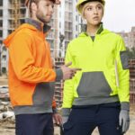 Hi-Vis Premium Fleece Two Tone Hoodie