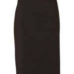 Women’s Mid Length Lined Pencil Skirt In Wool Stretch
