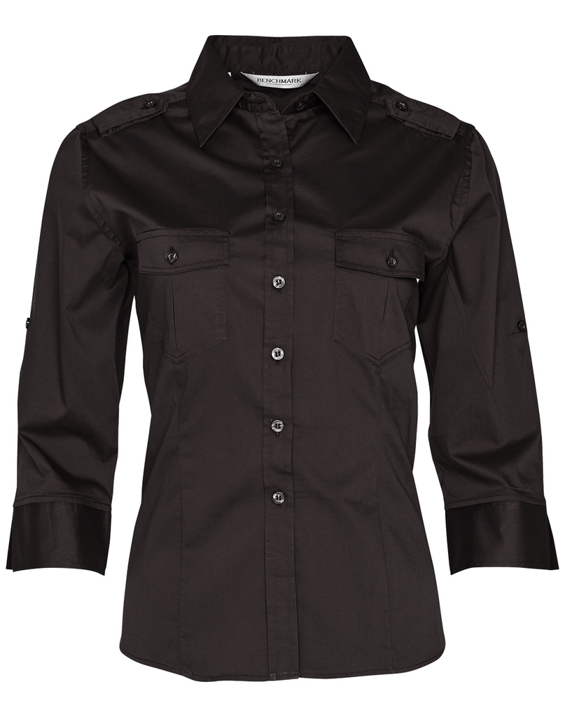 Women’s 3/4 Sleeve Military Shirt