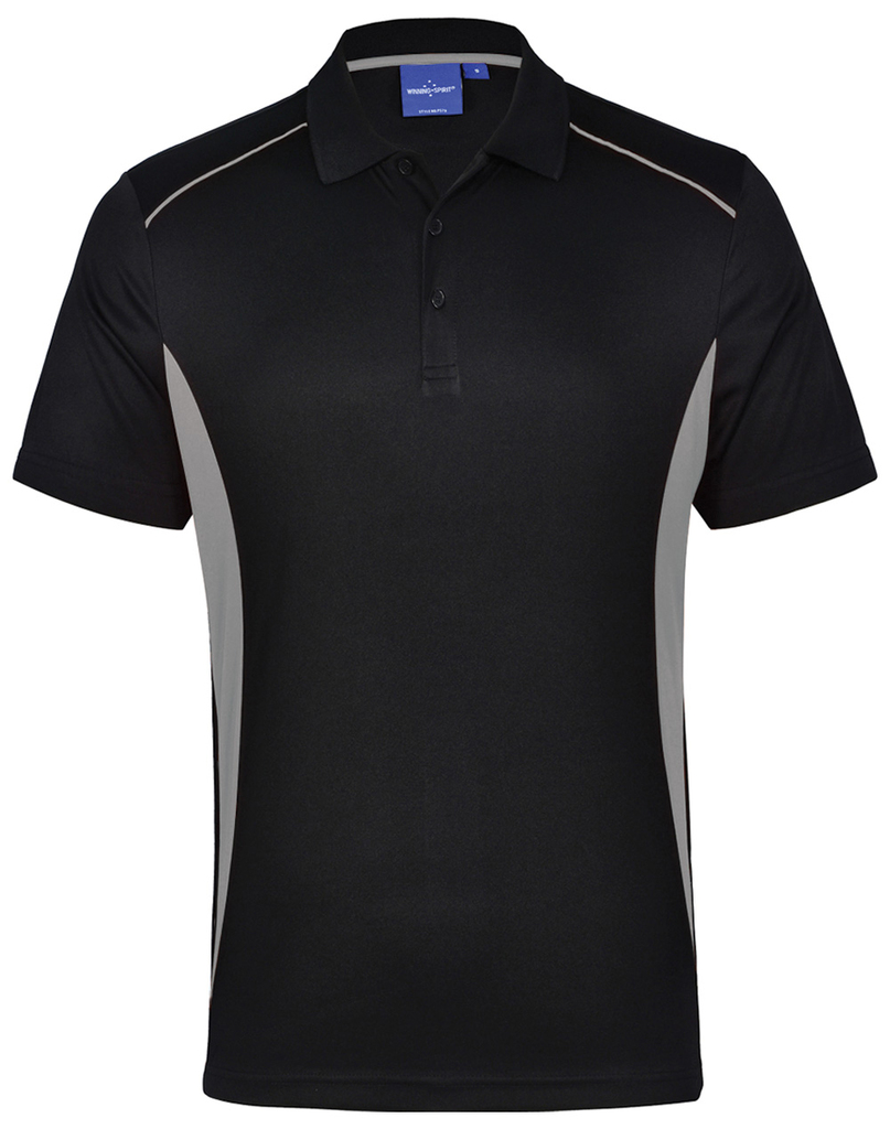 Men’s Cooldry S/S Contrast Interlock Polo
