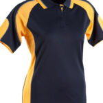 Ladies’ Cooldry Contrast Polo With Sleeve Panel