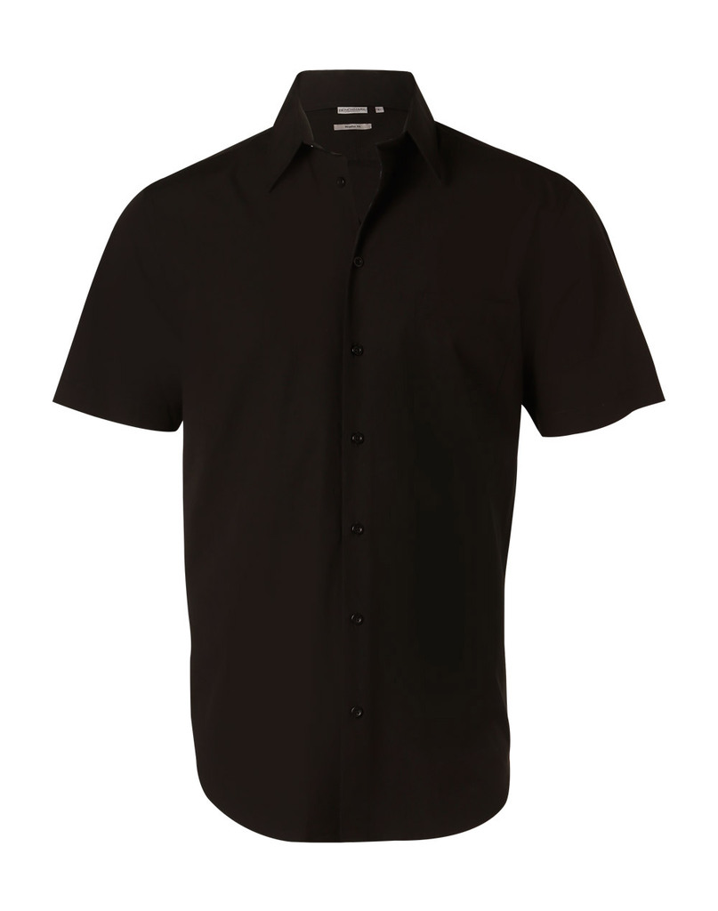 Men’s Cotton/Poly Stretch S/S Shirt