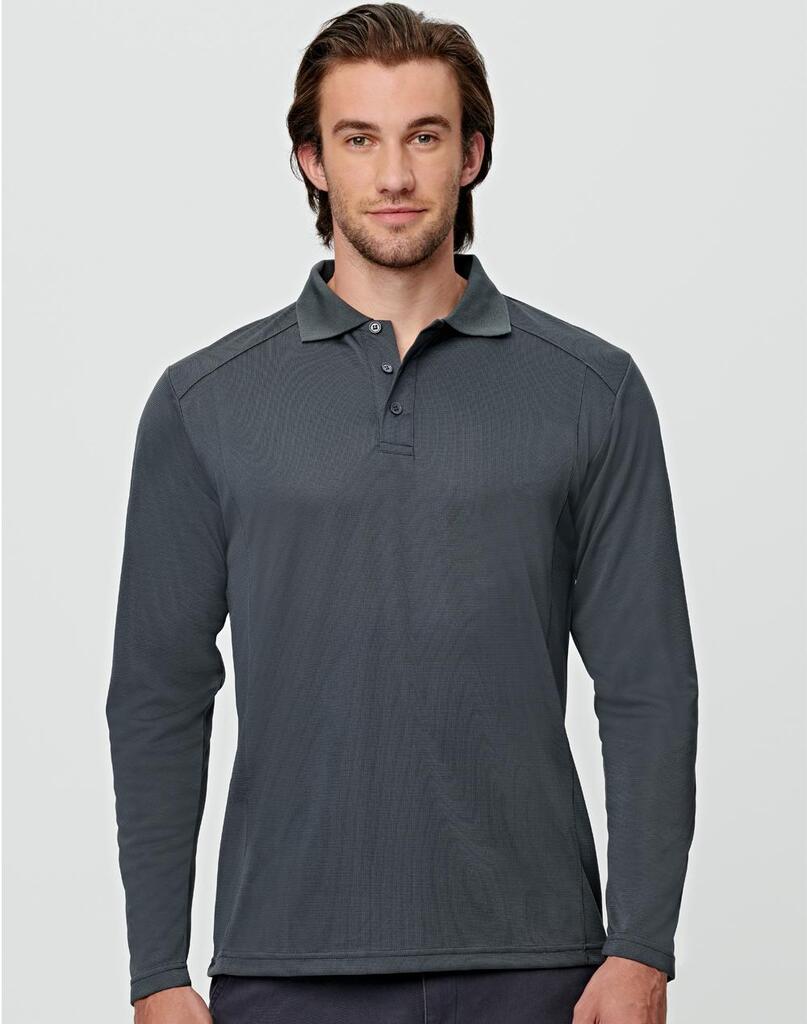 Men’s Bamboo Charcoal L/S Polo