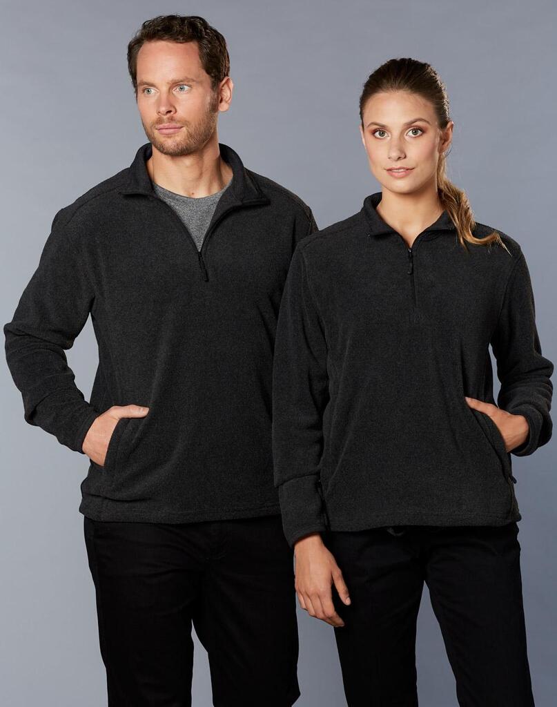 Adult’s Half Zip Polarfleece Pullover