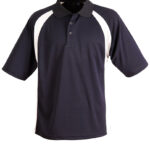 Men’s Cooldry Micro-Mesh Contrast Colour Polo