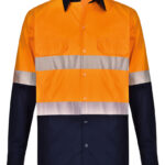 Hi-Vis Cool-Breeze Safety L/S Shirt (Segmented Tape)