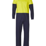 Hi-Vis Two Tone Men’s Cotton Drill Coverall-Regular