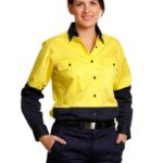 Ladies’ Hi-Vis L/S Safety Shirt