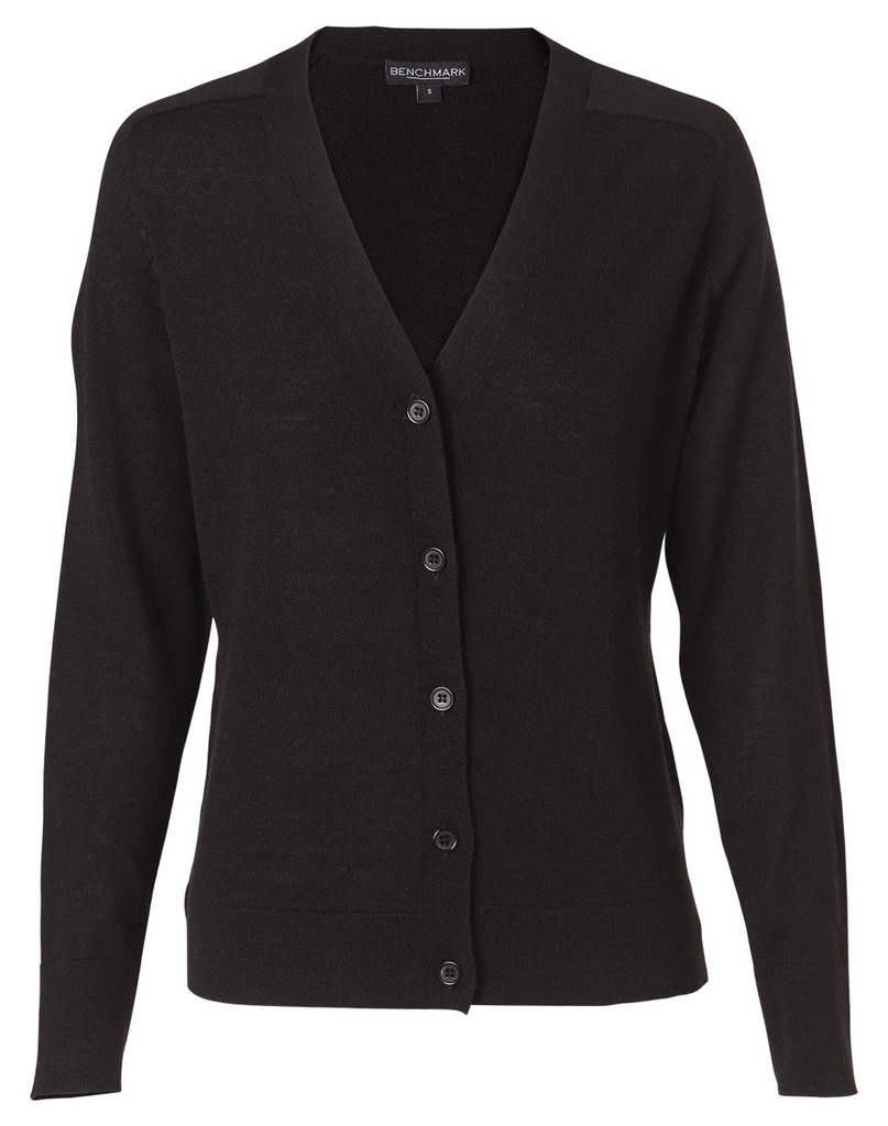 Women’s 100% Merino Wool L/S Cardigan