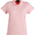 Ladies Cotton Stretch Polo