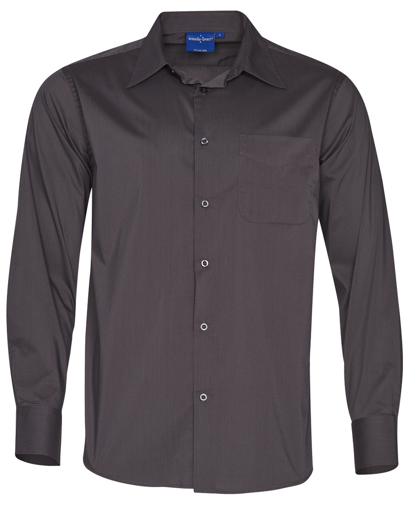 Mens L/S Teflon Business Shirt