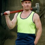 Hi-Vis Truedry Mesh Knit Safety Singlet