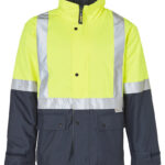 Hi-Vis Two Tone Rain Proof Quilted Safety Jacket With 3m Tapes