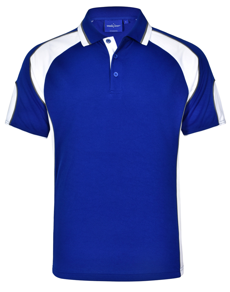 Men’s Cooldry Contrast Polo With Sleeve Panel