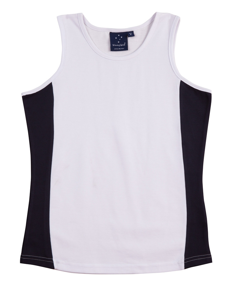 Ladies Truedry Contrast Singlet