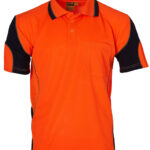 Cooldry Hi-Vis Mini Waffle Safety Polo