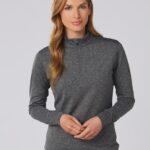 Ladies’ Half Zip L/S Sweat Top