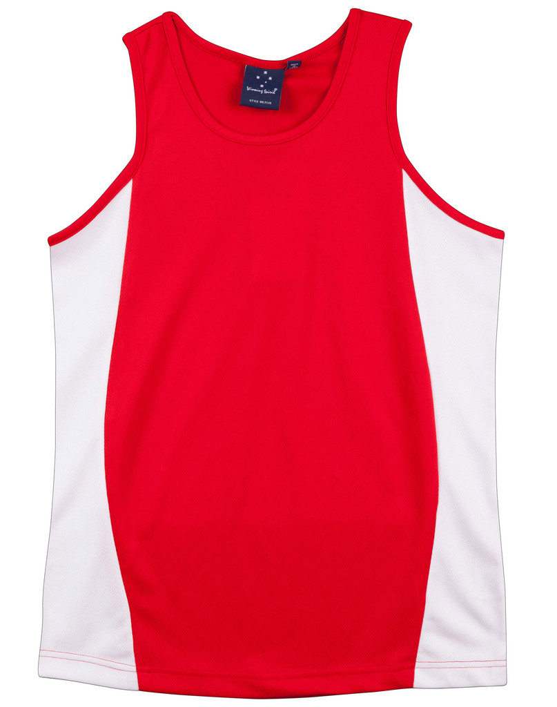 Men’s Cooldry Contrast Mesh Singlet