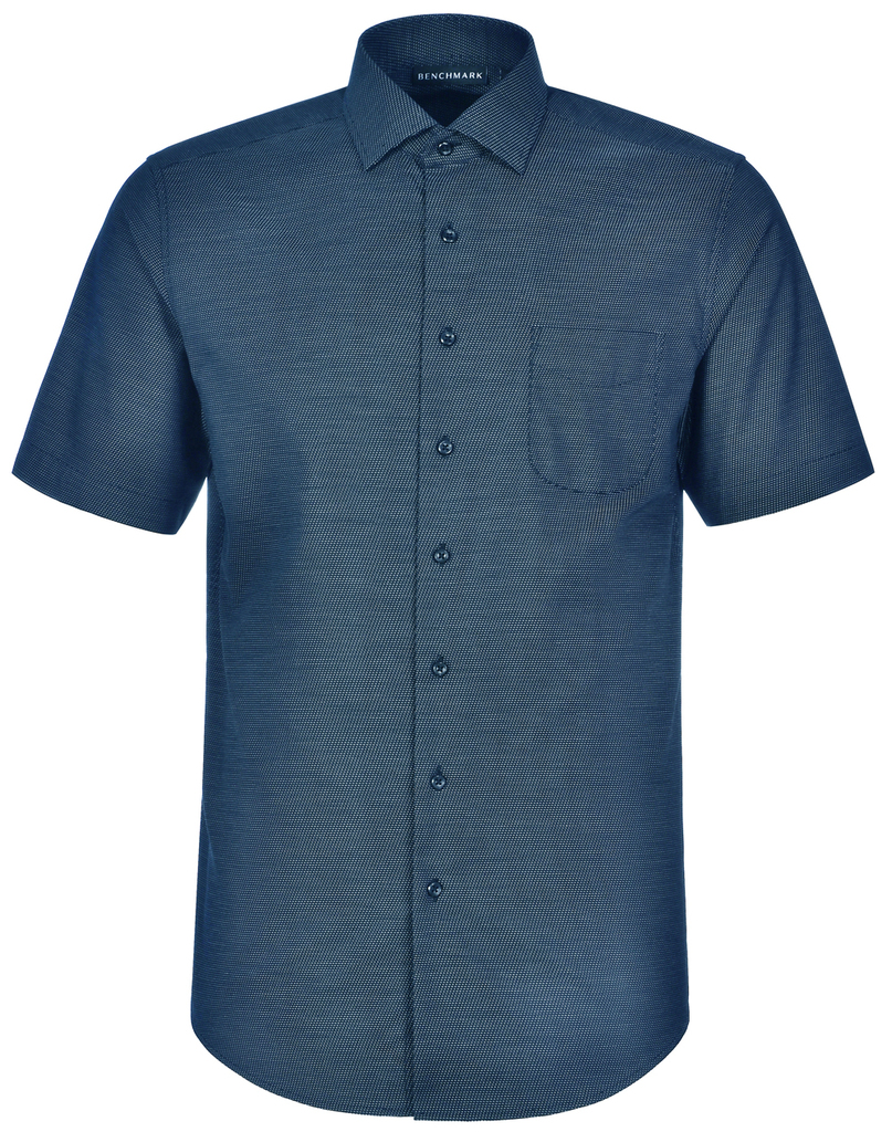Men’s Pin Dot Stretch S/S Shirt