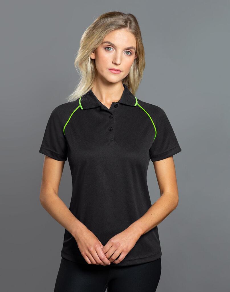 Ladies Cooldry Raglan S/S Polo