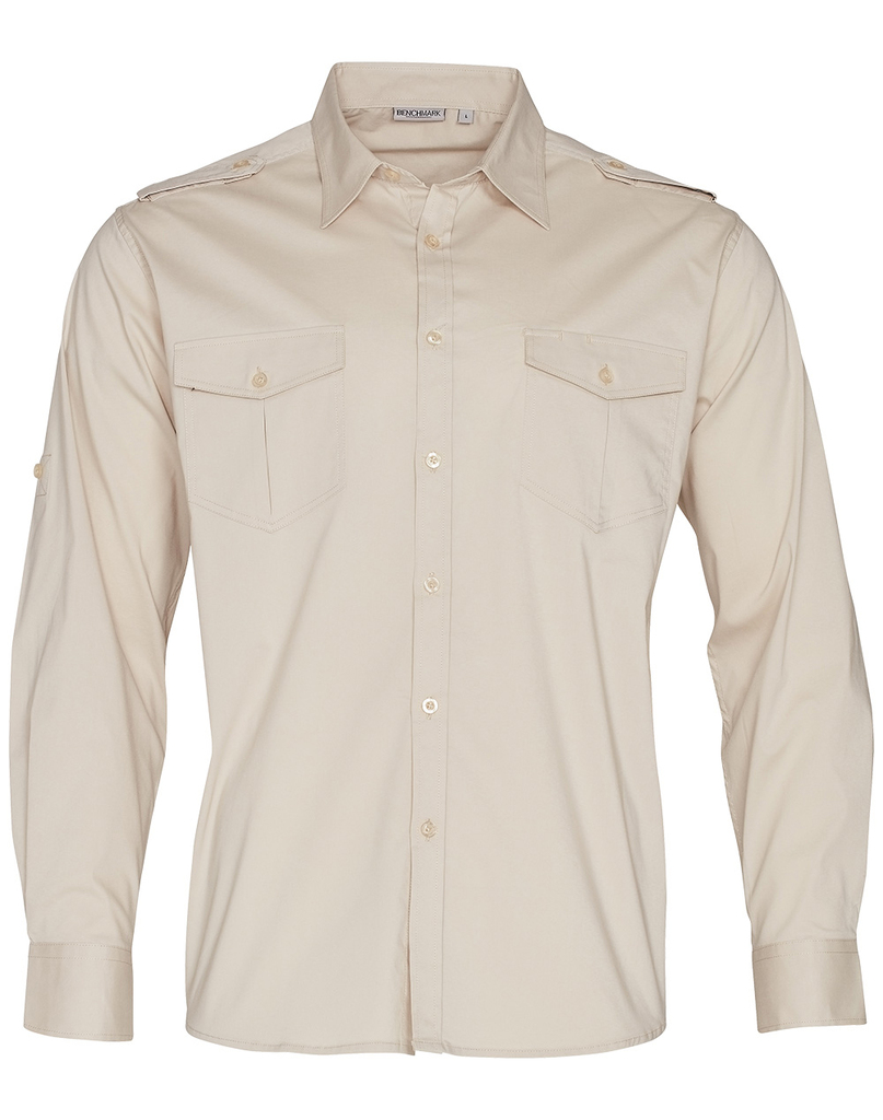 Men’s Long Sleeve Military Shirt