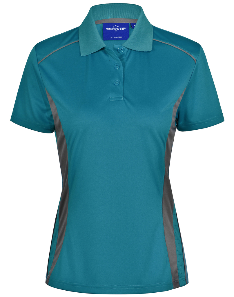 Ladies’ Cooldry S/S Contrast Interlock Polo