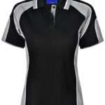 Ladies’ Cooldry Contrast Polo With Sleeve Panel