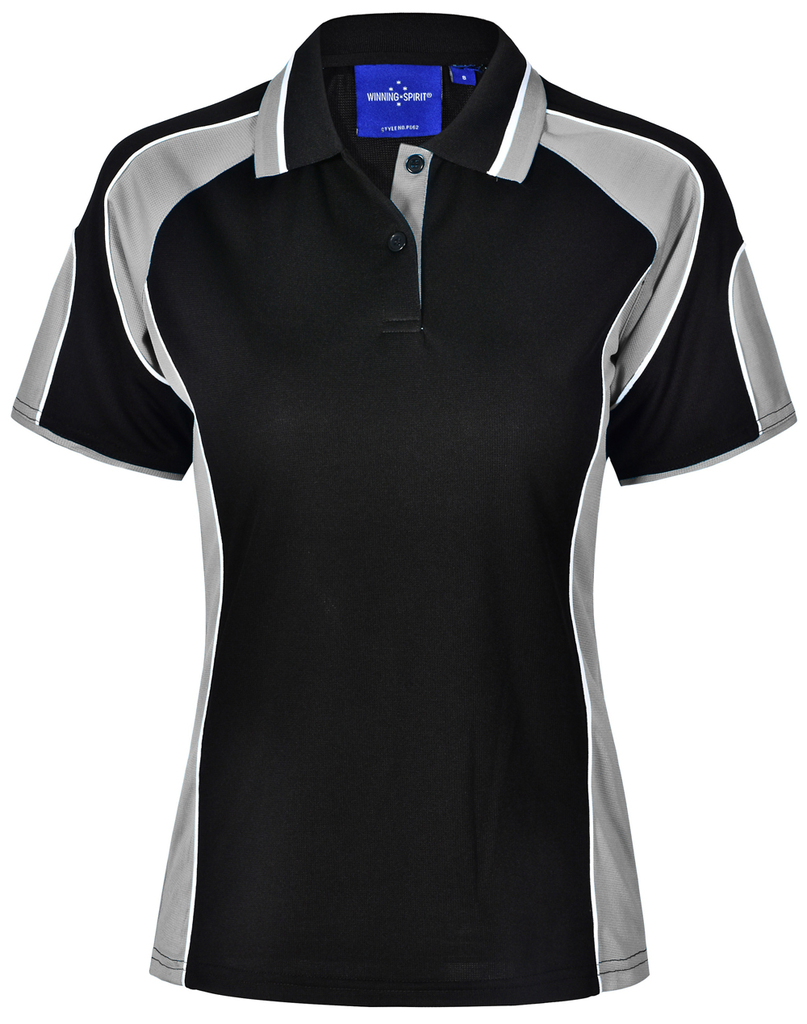 Ladies’ Cooldry Contrast Polo With Sleeve Panel