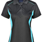 Ladies’ Cooldry S/S Contrast Interlock Polo