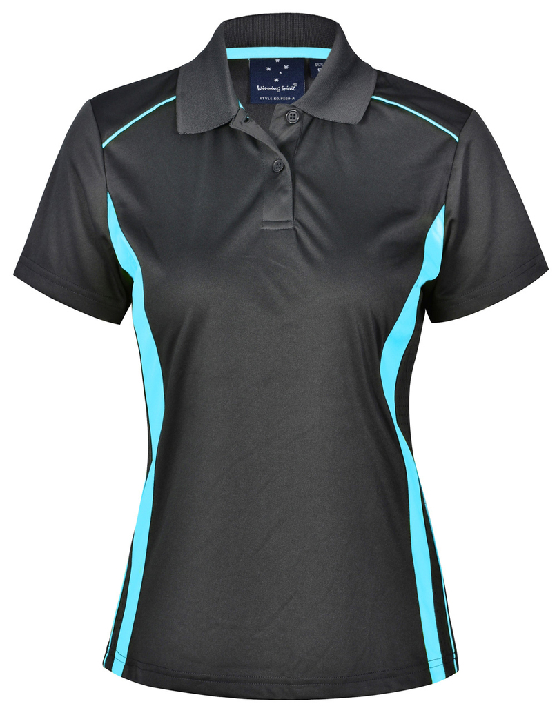 Ladies’ Cooldry S/S Contrast Interlock Polo