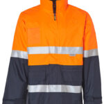 Hi-Vis Long Line Safety Jacket With 3m Tapes