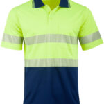 Unisex Cooldry Segmented Safety S/S Polo