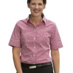 Women’s Gingham Check S/S Shirt