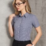 Ladies’ Two Tone Check S/S Shirt