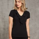 Women’s Ruffle Front Blouse
