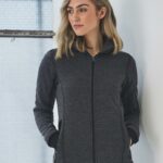 Ladies’ Heather Bonded Fleece Jacket