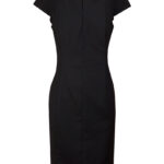 Ladies’ Wool Blend Stretch Cap Sleeve Dress