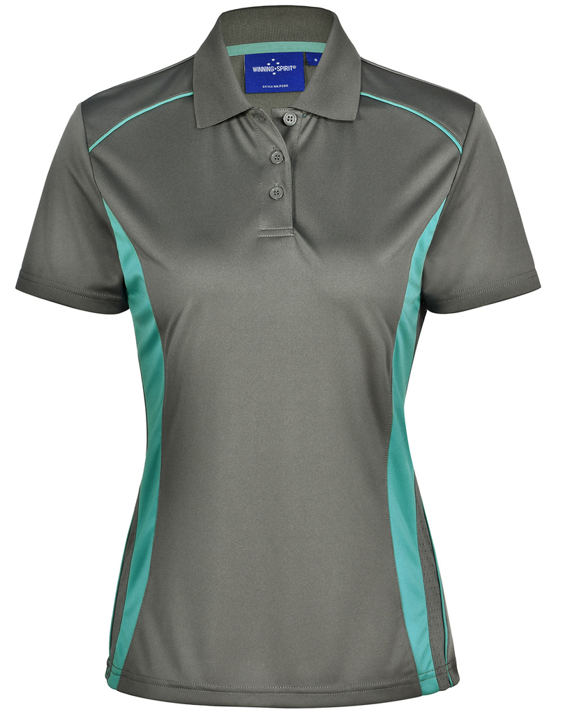 Ladies’ Cooldry S/S Contrast Interlock Polo
