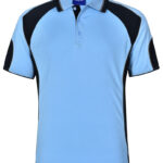Men’s Cooldry Contrast Polo With Sleeve Panel