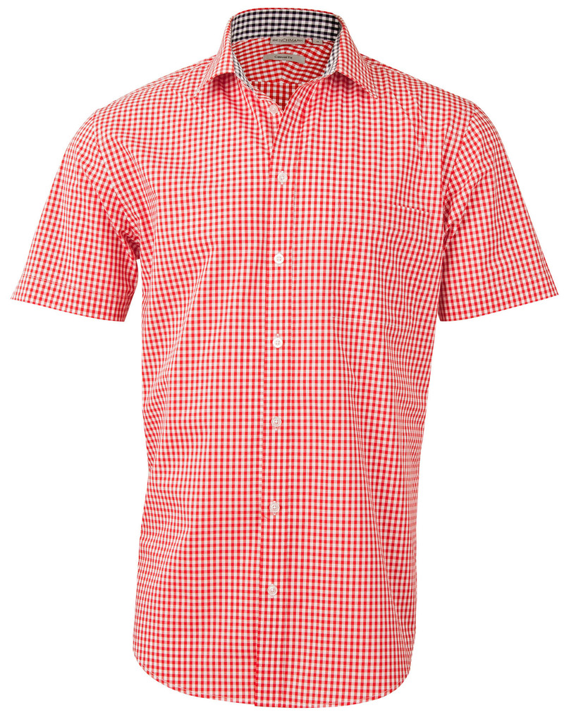 Men’s Gingham Check S/S Shirt
