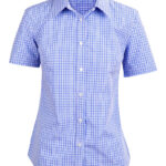 Ladies’ Two Tone Check S/S Shirt