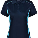 Ladies’ Cooldry S/S Contrast Interlock Polo