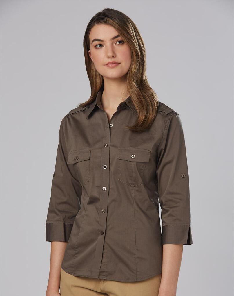 Women’s 3/4 Sleeve Military Shirt