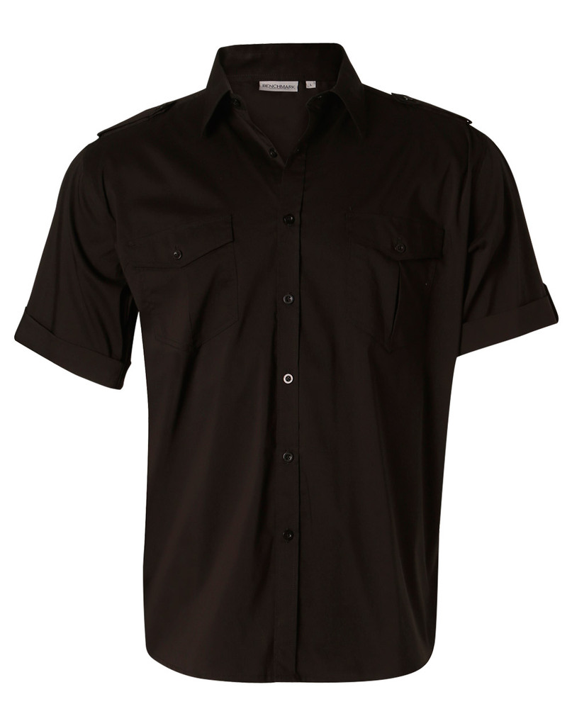 Men’s Short Sleeve Military Shirt