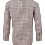 Men’s Gingham Check Roll-Up L/S Shirt