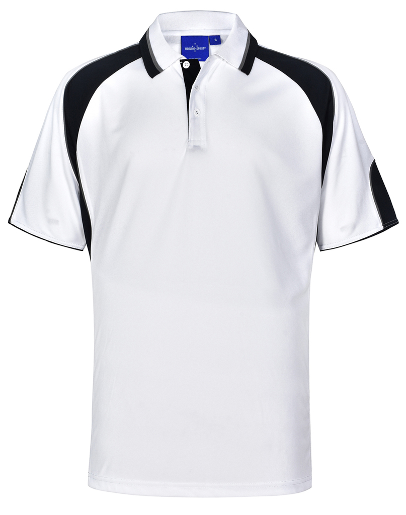 Men’s Cooldry Contrast Polo With Sleeve Panel