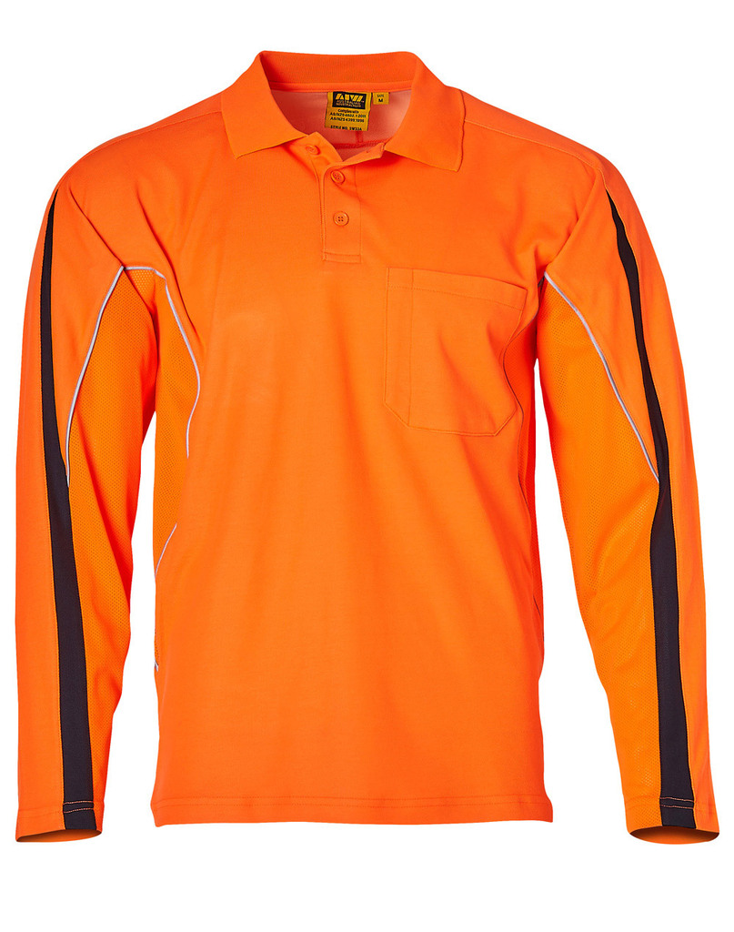 Men’s Truedry L/S Hi-Vis Polo
