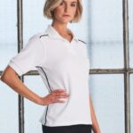Ladies’ Pure Cotton Contrast Piping