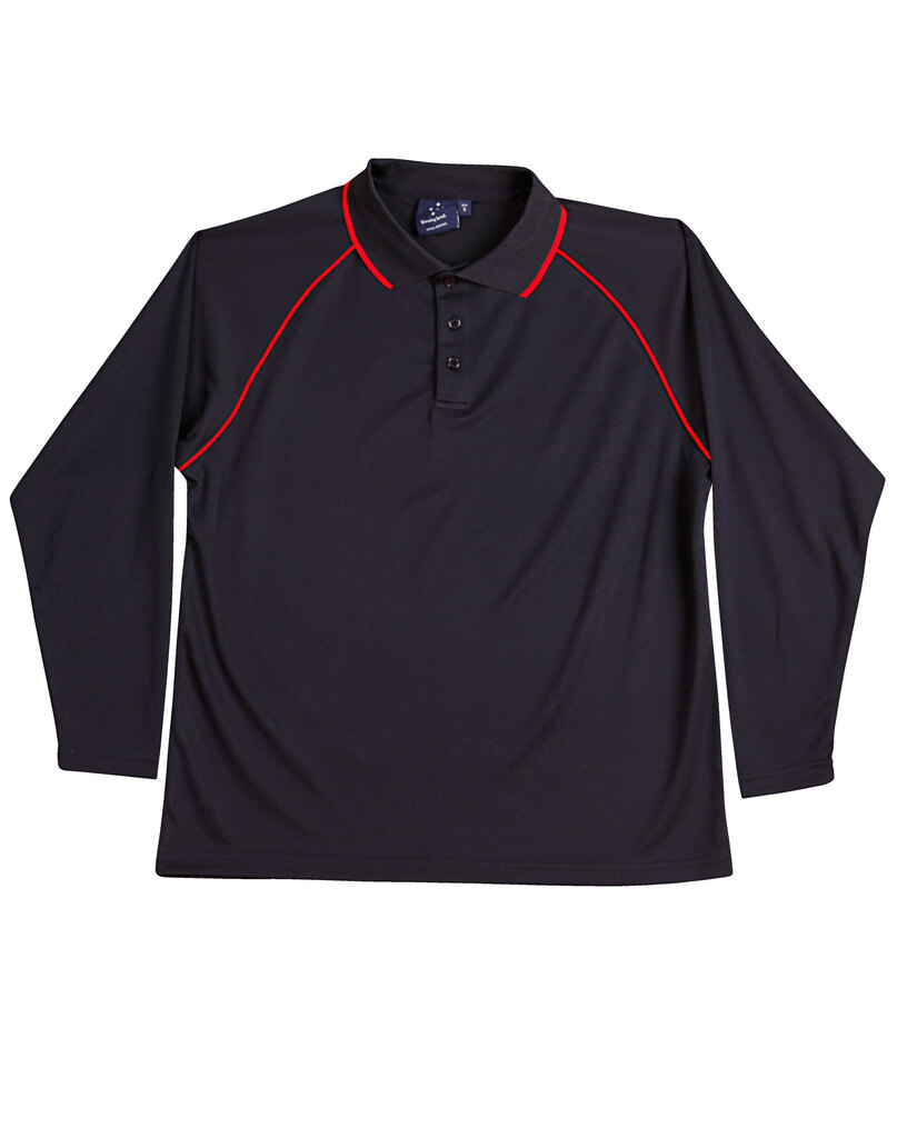 Men’s Cooldry Raglan L/S Polo
