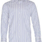 Mens Sateen Stripe L/S Shirt